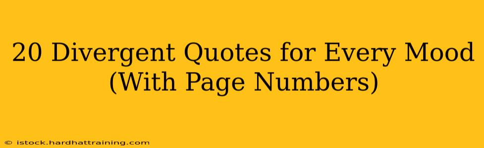 20 Divergent Quotes for Every Mood (With Page Numbers)