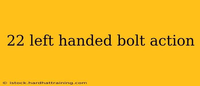 22 left handed bolt action