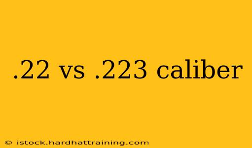 .22 vs .223 caliber