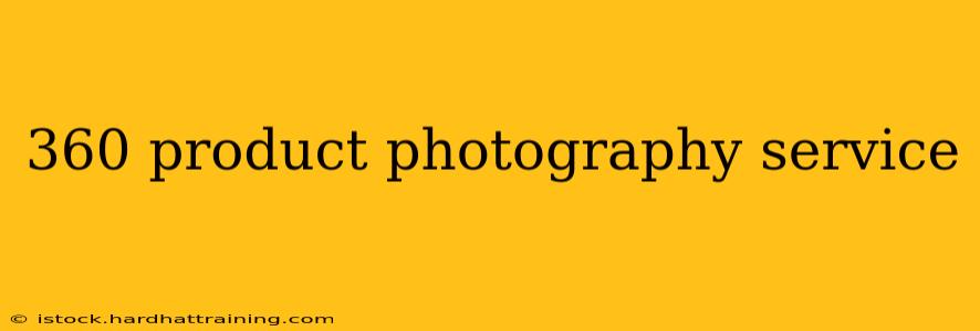 360 product photography service