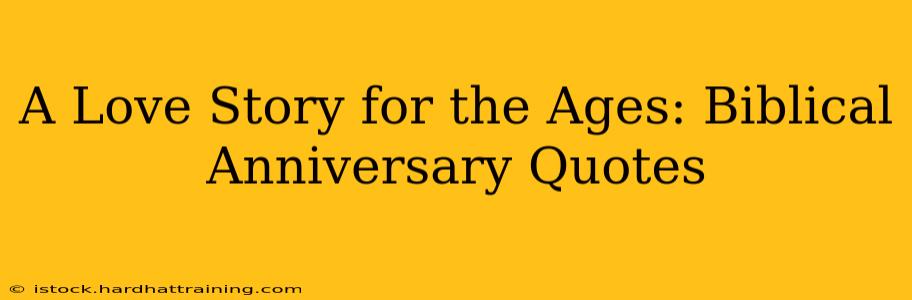 A Love Story for the Ages: Biblical Anniversary Quotes