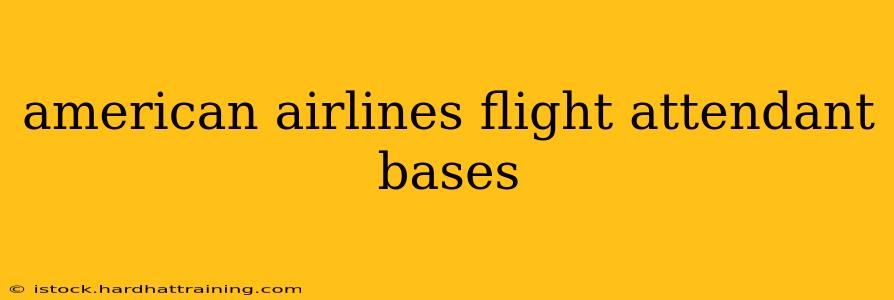 american airlines flight attendant bases