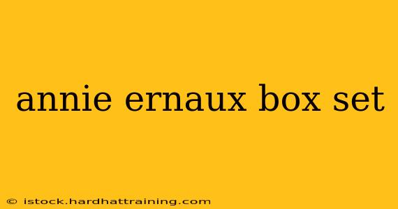 annie ernaux box set