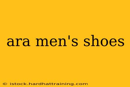 ara men's shoes