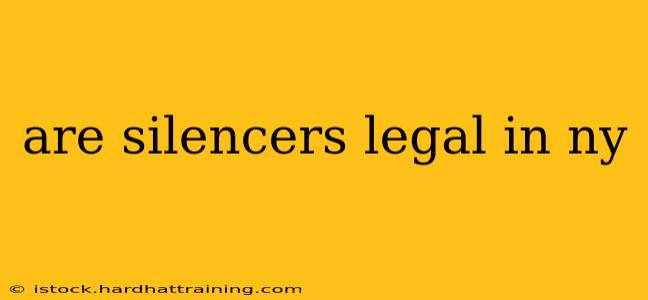 are silencers legal in ny