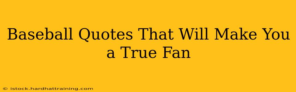 Baseball Quotes That Will Make You a True Fan