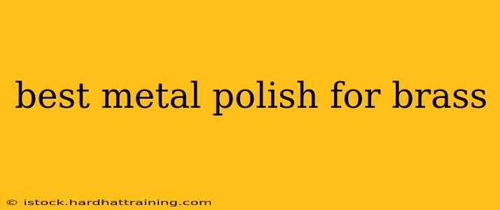 best metal polish for brass