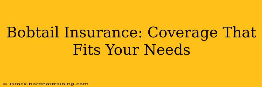 Bobtail Insurance: Coverage That Fits Your Needs