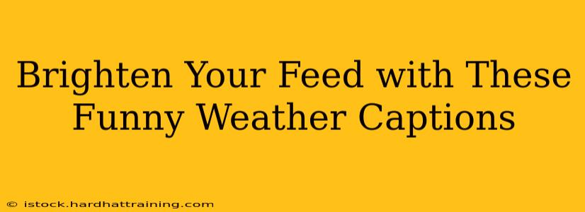 Brighten Your Feed with These Funny Weather Captions