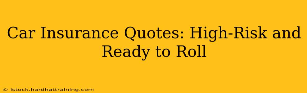 Car Insurance Quotes: High-Risk and Ready to Roll