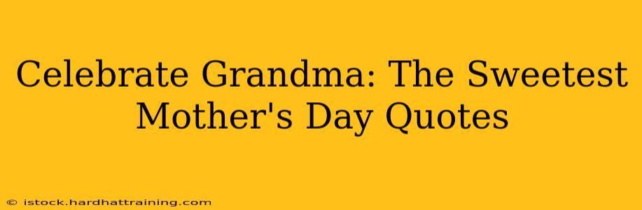 Celebrate Grandma: The Sweetest Mother's Day Quotes