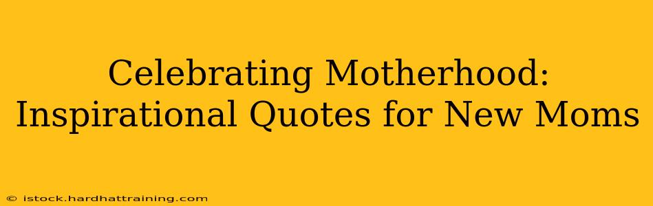 Celebrating Motherhood: Inspirational Quotes for New Moms