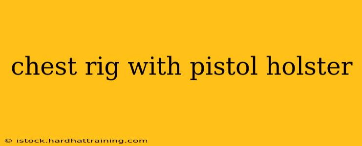 chest rig with pistol holster