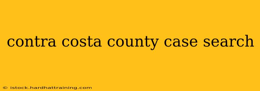 contra costa county case search