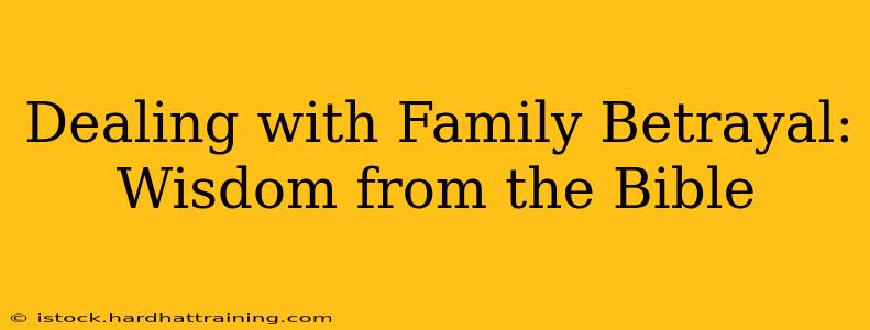 Dealing with Family Betrayal: Wisdom from the Bible