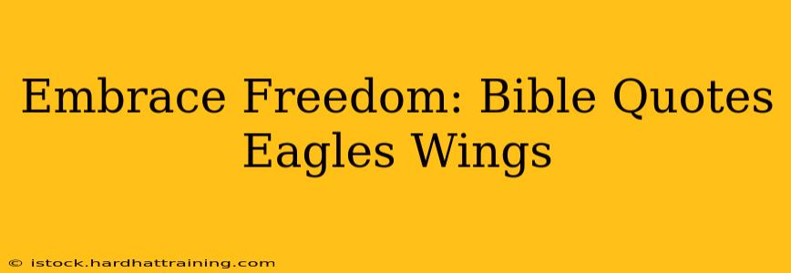 Embrace Freedom: Bible Quotes Eagles Wings