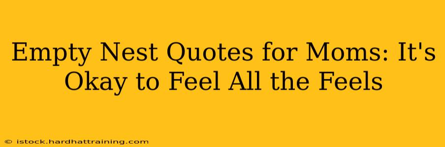 Empty Nest Quotes for Moms: It's Okay to Feel All the Feels
