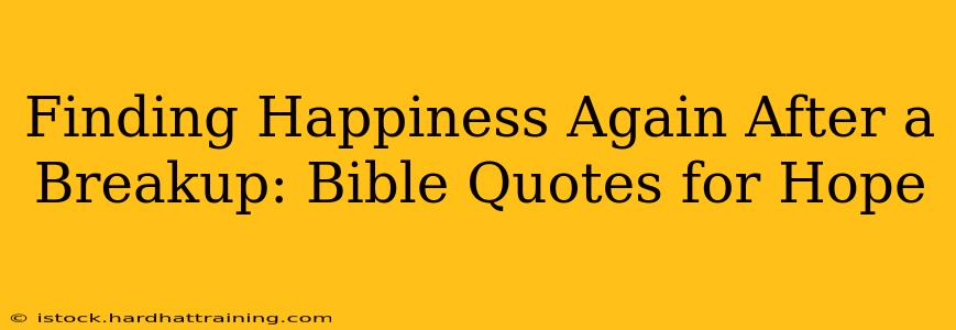 Finding Happiness Again After a Breakup: Bible Quotes for Hope