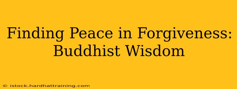 Finding Peace in Forgiveness: Buddhist Wisdom