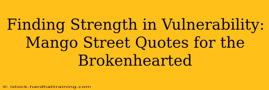 Finding Strength in Vulnerability: Mango Street Quotes for the Brokenhearted