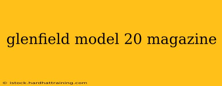 glenfield model 20 magazine