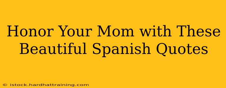 Honor Your Mom with These Beautiful Spanish Quotes