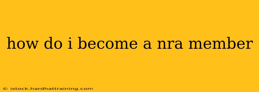 how do i become a nra member