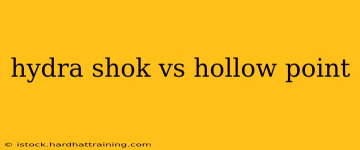 hydra shok vs hollow point