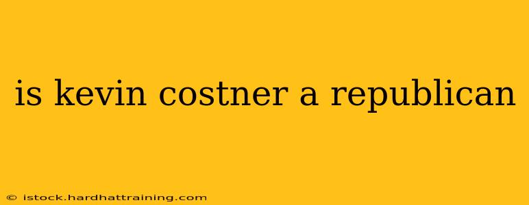 is kevin costner a republican