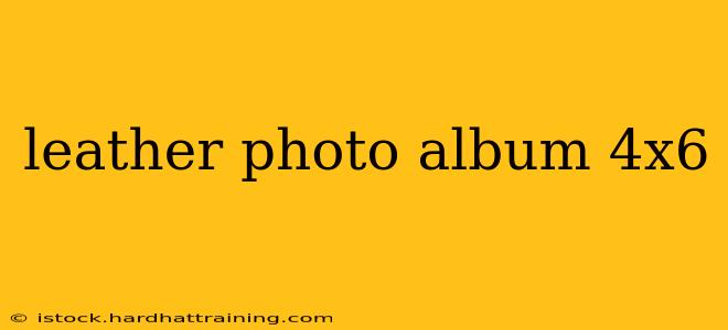 leather photo album 4x6