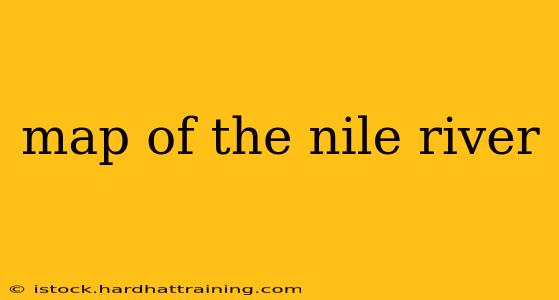 map of the nile river