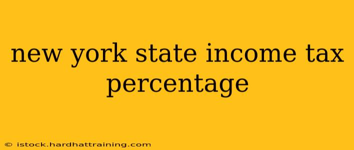 new york state income tax percentage