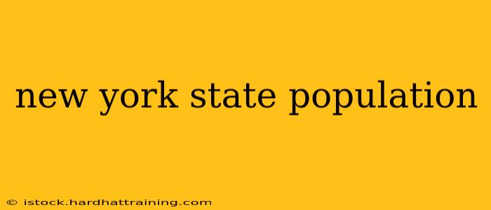 new york state population