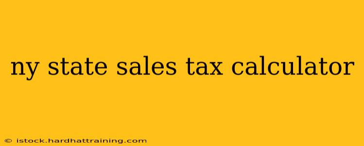 ny state sales tax calculator