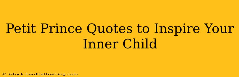 Petit Prince Quotes to Inspire Your Inner Child