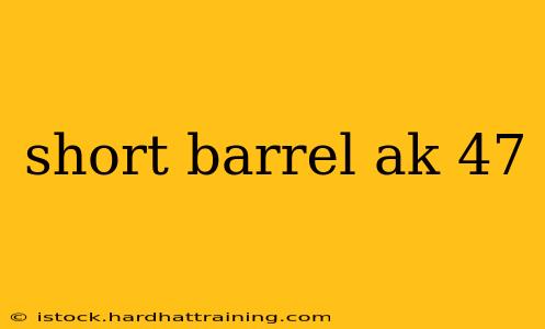 short barrel ak 47
