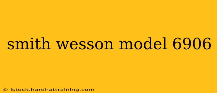 smith wesson model 6906