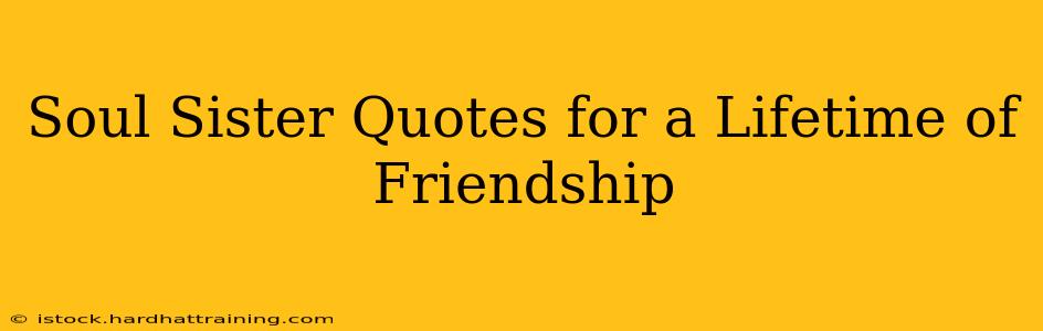 Soul Sister Quotes for a Lifetime of Friendship
