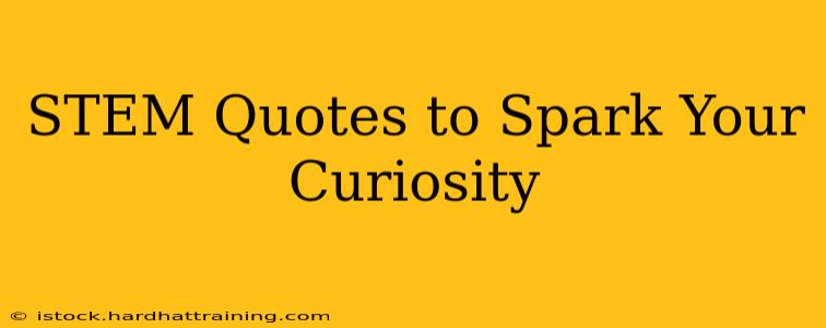STEM Quotes to Spark Your Curiosity