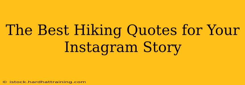 The Best Hiking Quotes for Your Instagram Story