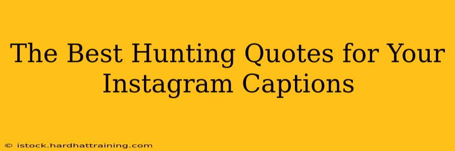 The Best Hunting Quotes for Your Instagram Captions