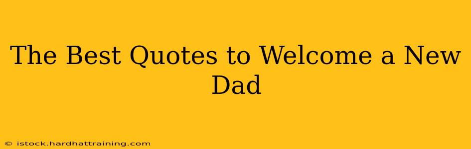 The Best Quotes to Welcome a New Dad