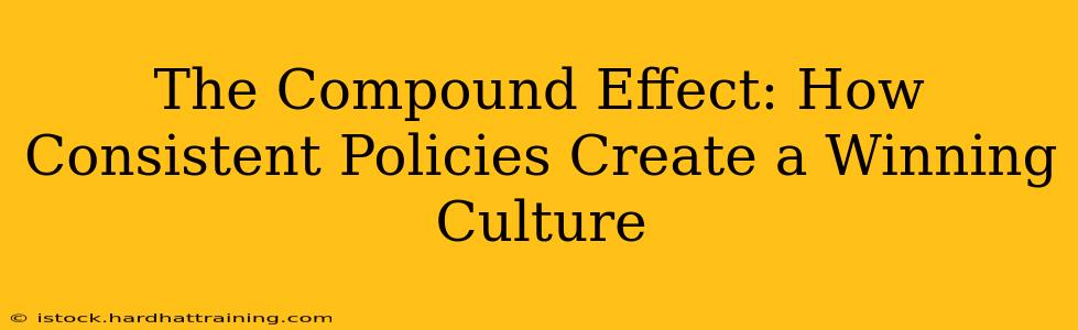 The Compound Effect: How Consistent Policies Create a Winning Culture