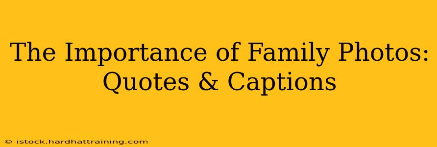The Importance of Family Photos: Quotes & Captions