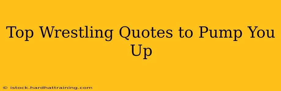 Top Wrestling Quotes to Pump You Up