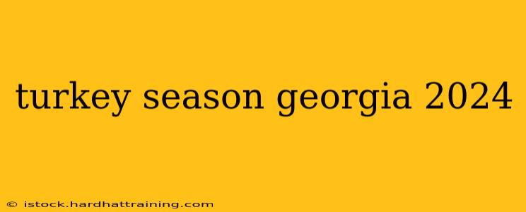 turkey season georgia 2024