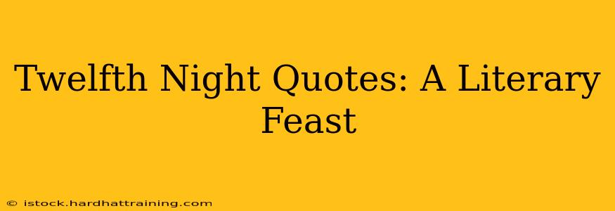 Twelfth Night Quotes: A Literary Feast