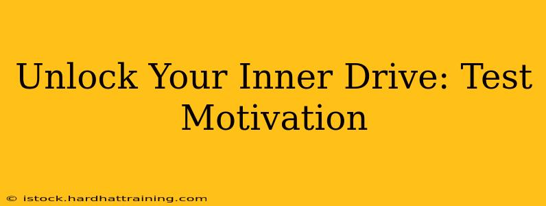 Unlock Your Inner Drive: Test Motivation
