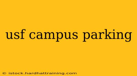 usf campus parking