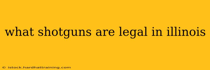 what shotguns are legal in illinois